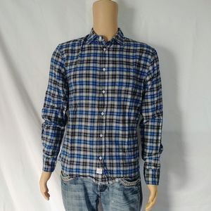 Frank & Eileen Checked Flannel Button Down Shirt